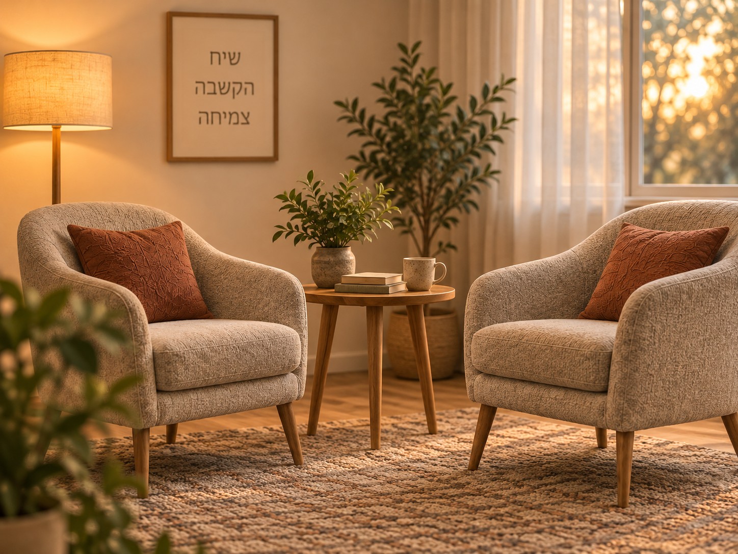פינת שיחה בקליניקה